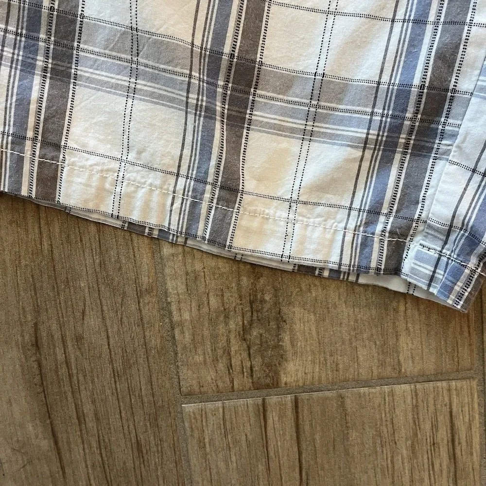 Weatherproof Plaid Shorts Mens Casual Flat Front Golf Shorts‎